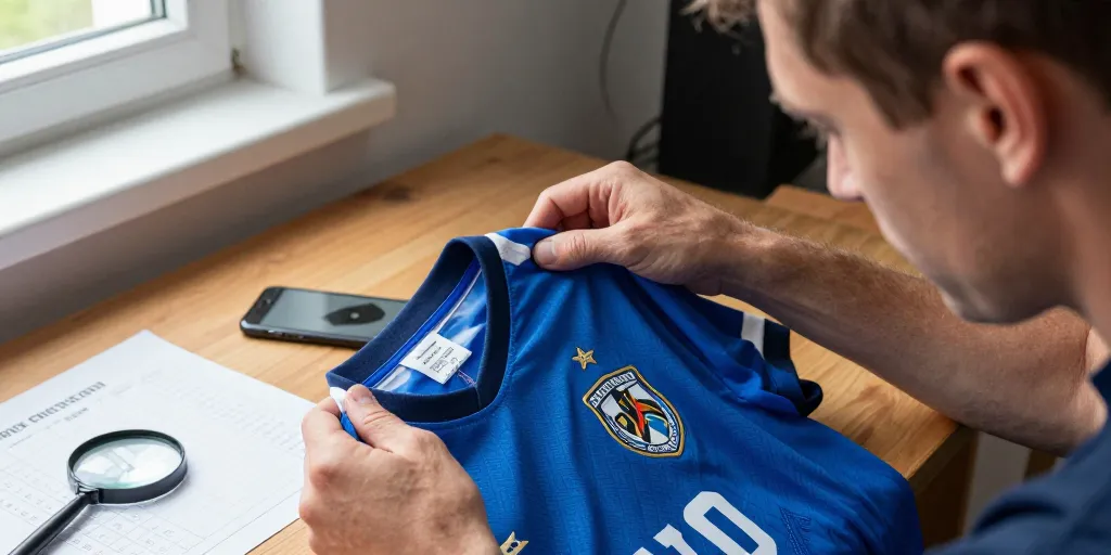 comment reconnaitre un faux maillot de foot